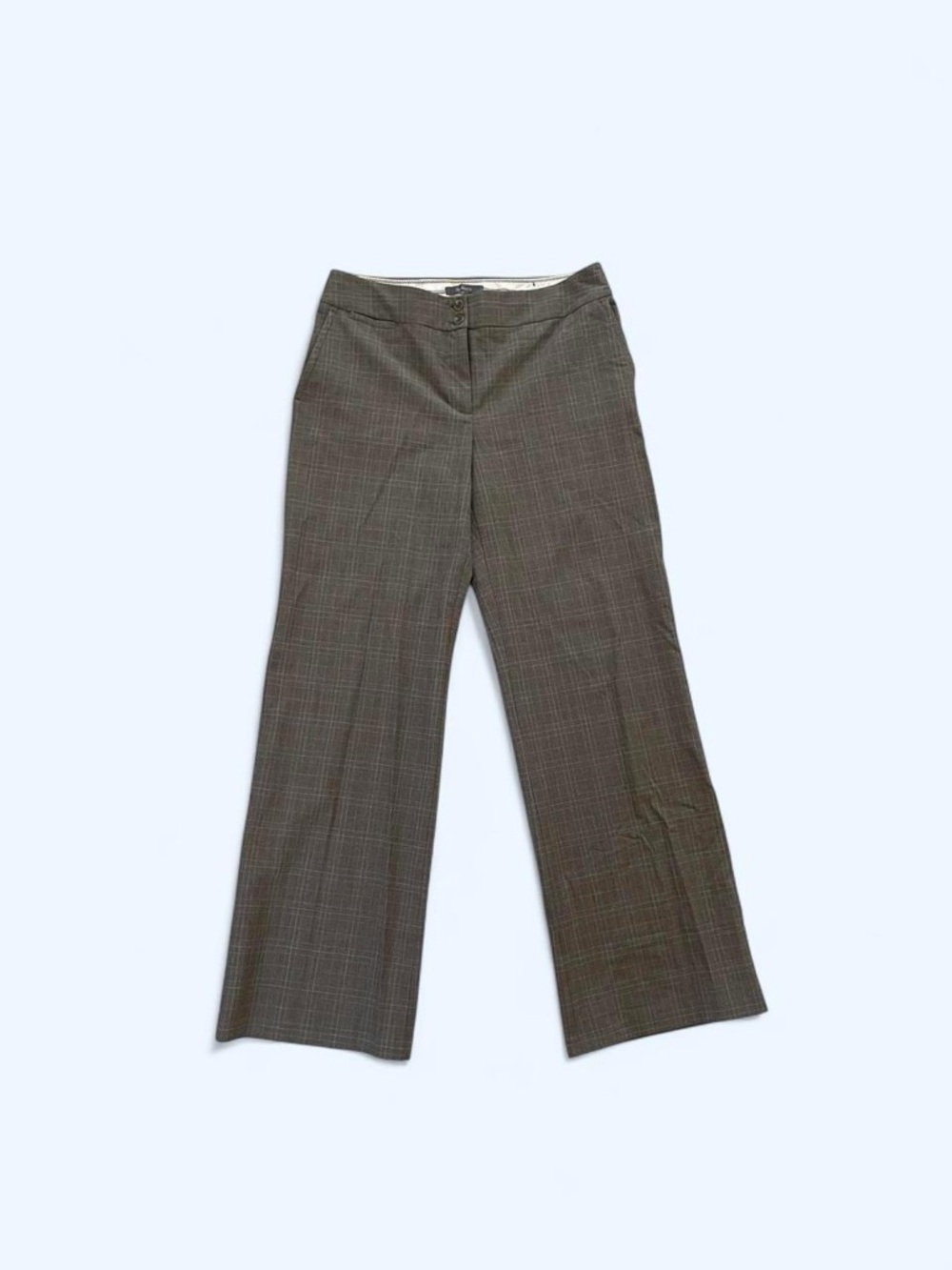 Brown plaid office dress pants size 10 by Liz Claiborne